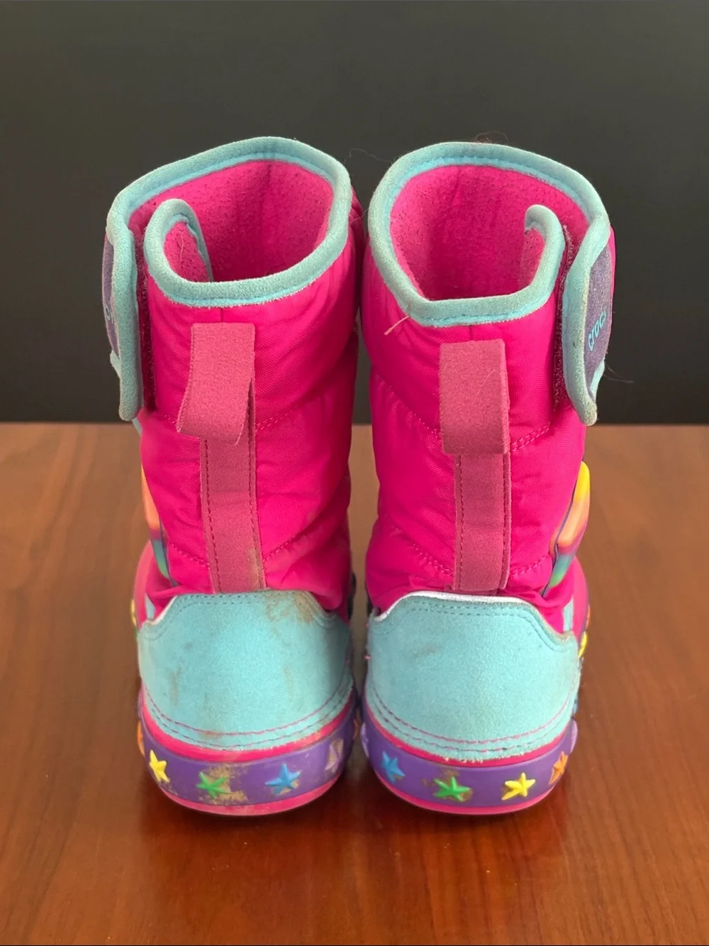 Crocs Shoes | Crocs Lodge Point Lights Star Boots | Color: Pink | Size: C11